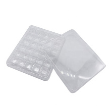 Food blister pack rectangular cavity clear plastic packing tray